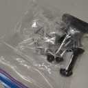 Babelio Baby Gate for Stairs, Kitchen & Doorways, No Bottom Bar| One-Handed Operation| Auto-Close| Hardware Mount (Drill Needed) Safety Dog/Pet Gate (Black - B17, 26-43" W, 28" H)