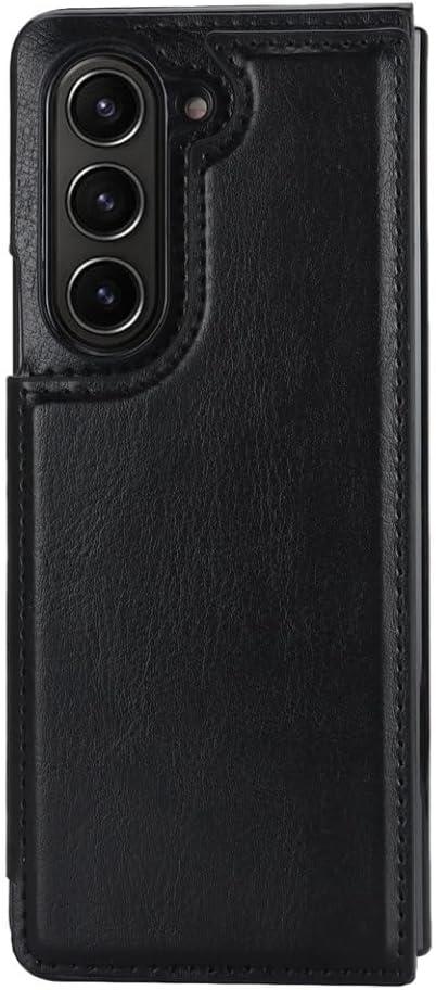 ENILSA Fashion Credit Card Holders PU Leather Case for Samsung Galaxy Z Fold 4 fold 3 5 Shockproof Cover,Style 1,for Galaxy Z Fold 5