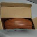 Floor Cord Cover 4FT, Walnut Wood Cord Hider Floor, Soft PVC Cord Protector Floor, Hide Extension Floor Wire Covers for Cords, Organizer Wires Floor Cable Cover, Cable Cavity: 0.47" (W) x 0.24" (H)