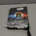 4 Pocket Trading Card Binder,400 Pockets Trading Card Collection Book with Sleevese,3-ring Zipper Sports Card Album with 50 Removable Double-Sided Card Holder (Black) (1-9.6*7*1.8 in)