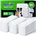 60 Count Heavy Duty Dry Sweeping Cloths Refills for Swiffer Sweeper Mop, Deep Clean Sweeper Pet Mop Pads for Multi Surface Floor Mopping & Cleaning, Disposable Dry Pad Refills Floor Duster, Unscented