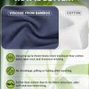 BAMBOO COOL Womens Underwear, Moisture-Wicking Briefs, Soft and Breathable Panties, Mid Waist, 5-Pack (L)