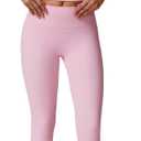 Womens Workout Sets Two Piece Cross Back Tank Top Matching High Waist Leggings Sets Gym Outfits Work Out Clothes (Large, Pink)