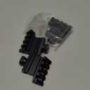 Pinty 30/34MM Scope Rings, 45 Rifle Scope Mounts Set of 2, Aluminum Alloy Scope Mount Rings Riflescope Ring Mounts with 1 in. Height for 20 mm Picatinny Rail