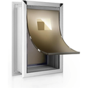 Fantrek Large Dog Door for Door FANTREK - Aluminum Doggie Doors for Large Dogs - Pet Door for Exterior Doors with Weather Proof Flap, Security Panel