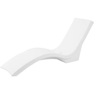 Step2 Vero Pool Lounger, Fade-Resistant, Waterproof Patio Furniture, Pool Lounge Chair for Sun Shelf, Use in Pools with Shelves Up to 9-Inches Deep or Outside Pool Deck, Weighted, White