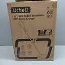 Litheli Electric Snow Shovel Cordless 2x20V, Brushless Lightweight Battery Powered Snow Blower with 4.0Ah Battery, Easy Snow Removal Tool for Driveways, Sidewalks, Patios and Decks