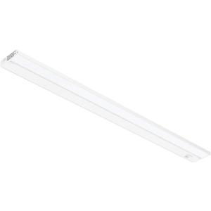 GETINLIGHT 40-inch 3 Color Levels LED Under Cabinet Lighting, Hardwired or Plugged-in, Selectable White 2700K/3000K/4000K, Dimmable, White Finished, IN-0210-5