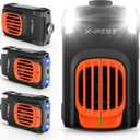 Rodents Repellent for Car Engines, Vehicle Fresh Cab Rodent Repellent Ultrasonic Under Hood Animal Repeller, Pest Control with Ultrasonic Wave and LED Flashlight, Rats Mice Squirrels