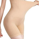 Hey Girl Fat Burning High Waist Underwear Body Shaping Abdomen Control Shorts, Beige, Medium