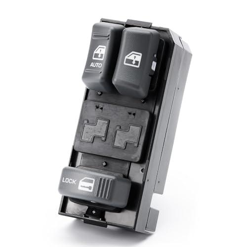 Master Power Window Switch for 1995-2000 Chevy Blazer Tahoe S10 GMC Yukon Sonoma Jimmy,Chevy & GMC C1500 C2500 C3500 K1500 K2500 K3500 Front Left Driver Side Window Door Lock Control 15151356 19244656