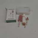 Momcozy Bottle Brush Kit, Innovative Push-Press Design for Better Cleaning - Baby Bottle Cleaner Brush for Baby Bottle, Breast Pumps, Nipples, and More - Can Generate Foam for Better Cleaning, Pink (Press Bubble Style)