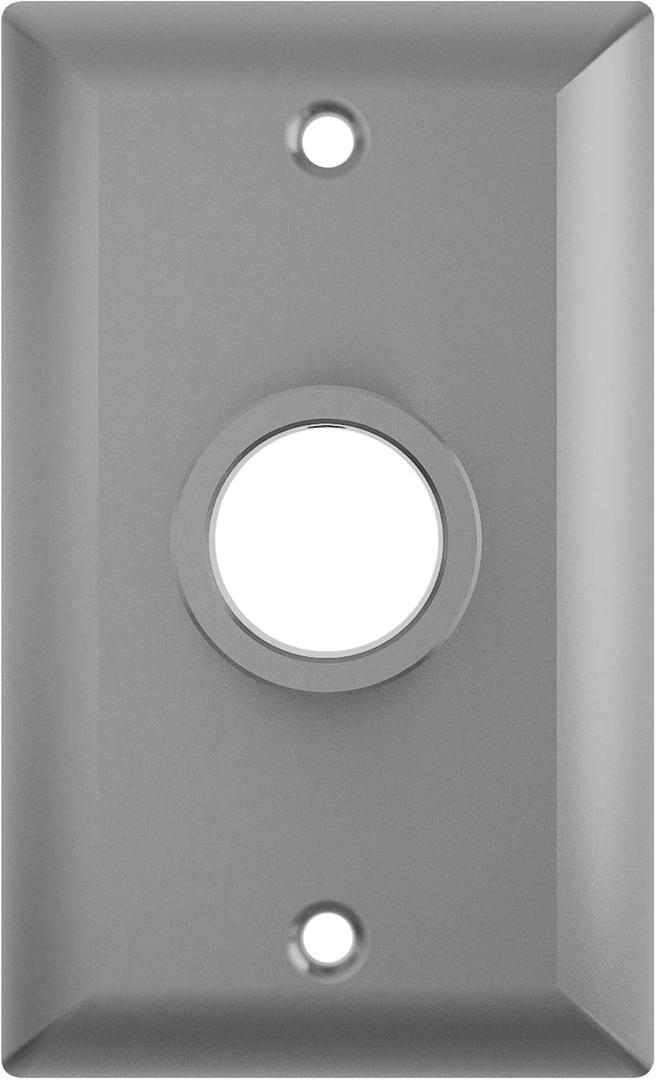 HEATGENE 2401 Wall Plates Gun Grey - Compatible with Compatible with HEATGENE Towel Warmers(Model: HG-R64135, HG-R64136, HG-R64137 Series, and HG-R6441 Series and HG-R64170 Series)