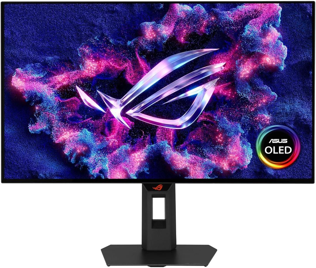 ASUS ROG Strix OLED 27 1440P Gaming Monitor (XG27AQWMG) QHD, TrueBlack Glossy Tandem OLED, 280Hz, 0.03ms, Neo Proximity Sensor, DisplayHDR True Black 500, 99% DCI-P3, DisplayWidget,