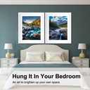 BAISITE Diamond Art Kits for Adults Beginners,2 Pack Round 5D Paint with Diamonds Pictures Full Drill Cross Stitch Home Wall Decor DIY Crafts Kits(12x16 Inches) BSTDPK807-808