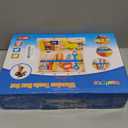 Kids Tool Set with Electric Drill, 46 Pcs Wooden Toddler Play Tools Set with Tool Box, Montessori STEM Educational Construction Building Toy for 3 4 5 6 Year Old Boys Girls Birthday Gifts