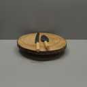 Rotating Cake Stand 12" Wood Cake Stand with Cake Cutting Set,Rustic Wooden Cake Stands for Party/Wedding/Baking Gifts/Event/Cake Turntable for Decorating