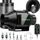 VIVOSUN Smart Air Filtration G4 Kit 4", AeroZesh G4 Inline Duct Fan with E12 Speed Controller, Carbon Filter & 8' Ducting, Cooling & Ventilation System for Grow Tents, Indoor Gardening, Hydroponics
