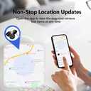 Tracker Tag for Android-4 Pack Android Tracker Tags Compatible with Google Find Hub App (Android Only) Bluetooth Tracker Item Finder for Key, Wallets, Backpack, Suitcases, IP67 Waterproof, Black
