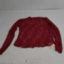 Zeagoo Womens Mesh Long Sleeve Tops Mock Neck Going Out See Through Shirts Sexy Sheer Blouses Clubwear M