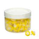 Syringe Filters Nylon Hydrophilic Filtration 0.22um Micron Pore Size 13mm Membrane Diameter Lab Nylon Membrane Disc Non-Sterile by Labfil, Pack of 100