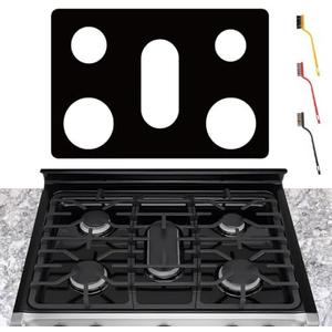 bezoku Stove Cover For LG 30 Inch Gas Range Model LGLDG4315 LRG4115 LRG4113 LDG4313 LRGL5825 LRGL5925 LSGL6335DF, Upgraded 0.4MM Thickness Reusable Stove Burner Covers For LG Stove Protector