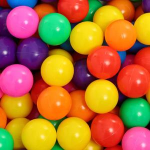 Ball Pit Balls for Toddlers: 50 Colorful Non-Toxic Balls  BPA-Free, Phthalate-Free, Crush-Resistant Plastic, 2.2 Inches, Perfect Toy for Boys and Girls, Ideal for Ball Pit Play