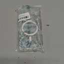 RALEAVO for iPhone 17 Case Compatible with MagSafe Clear Floral Cover with Green Leaves Pattern for Girls Women Slim Cute Hard Back Shockproof Phone Case for iPhone 17,Transparent