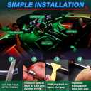 MICTUNING Car LED Interior Strip Light, 8 in 1 RGB Multicolor with 400 inches Fiber Optic Ambient Lighting Kits with Remote and APP Control, Car USB LED Strip Lights with Music Sync Mode