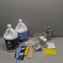 Pmbqifay Epoxy Resin 2 Gallon Kit, Clear Resin Epoxy, Resin Kit - High-Gloss,No Bubbles, Not Yellowing, Self-Leveling Art Resin Casting Resin for DIY Art,Crafts,Jewelry,Table Top,Wood & Resin Molds