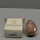 Blend & Blur Extra Large Body Makeup Brush for Self Tanner,Leg Makeup & Bronzer Self Tan Applicator, 3.2inch Wide Round Head Kabuki Brush For Application with Drawstring Bag (Rose Gold-Gold)