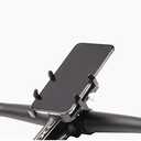 GUB PRO1 Universal Alloy Bike Cell Phone Holder Aluminum Bicycle Handlebar Phone Support for 3.5-6.2inch Bike Bracket Mount (Black)