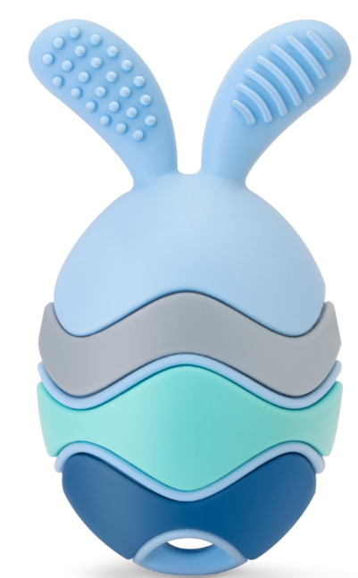 Pack of 3 Easter Egg Bunny Baby Teether for Easter Basket Stuffers, Rabbit Egg Rattle Toy Teething for Easter Basket Essentials Infant Boys & Girls First Gifts with 2 Packs Easter Egg Pacifier Clip, 3 Months+ Pack of 3 Easter Egg Bunny Baby Teether for Easter Basket Stuffers, Rabbit Egg Rattle Toy Teething for Easter Basket Essentials Infant Boys & Girls First Gifts with 2 Packs Easter Egg Pacifier Clip, 3 Months+