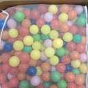 Amazon Basics BPA Free Ball Pit Balls with Storage Bag, Crush-Proof Plastic for Toddlers Kids 12+ Months Play, 6 Bright Colors, Pack of 1000