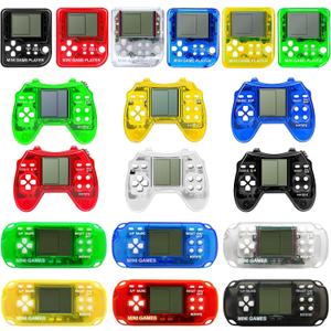 SSRMX 18Pcs Video Game Party Favors for Kids, Arcade Video Game Birthday Supplies Mini Gamer Console Keychain Classroom Prizes for Boys and Girls