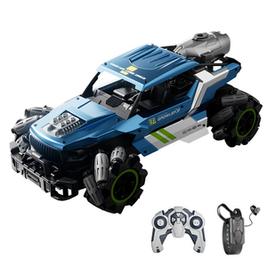 4DRC Y3 2.4Ghz All Terrain Remote Control Monster Truck, Metal Shell 4WD LED Headlight Rock Crawler, 20KM/H
