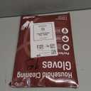 Rubber Kitchen Dishwashing Gloves - 3 Pairs Colorful Reusable Household Cleaning Gloves for Washing Dishes and Cleaning Tasks, Flexible Long-lasting and Non-Slip (Medium, Blue+Pink+Red)