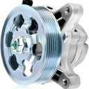 21-5341 Power Steering Pump Fit for Honda Accord EX/LX/DX 2.4L L4 2003 2004 2005 2006 2007, Power Assist Pump with Pulley Replacement for 21-5341 56110-RAA-A01 56110RAAA03 96-5341