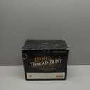 TEXAS LINEN CO. 100% Egyptian Cotton Queen Sheets Set - Luxury 1500 Thread Count Egyptian Cotton Sheets Queen Size Bed Set, 17" Deep Pocket, Soft, Cooling Sateen Hotel Quality Bedding Set - White