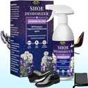 Shoe Deodorizer Spray  17.6 Floz Powerful Odor Elimination For Shoe, Sneaker, Boot, Cleats & Leather  Long Lasting Shoe Odor Spray For Smelly Sandals, Freshener & Smell Remover for Stinky Footwear