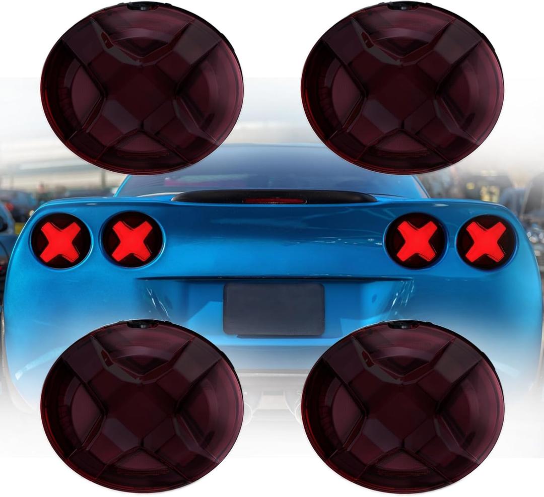 LED Tail Lights Assembly For Chevy Corvette C6 2005 2006 2007 2008 2009 2010 2011 2012 2013 Brake Lights Turn Signal Lights