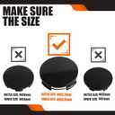 2.5Inch 63MM Wheel Center Caps for Toyota Corolla Camry Highlander RAV4 Rim Hub Caps, Pack of 4 (Gloss Black, Outer 63MM, Inner 61MM, Easy DIY Installation)