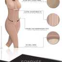 Sonryse PS052 Compression Garments Post Surgery After Liposuction Fajas Colombianas (Black, S)
