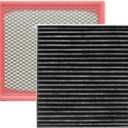 Comb Engine Cabin Air Filter for Chrysler Sebring 2010 2009 2008 2007 (carbon grey)