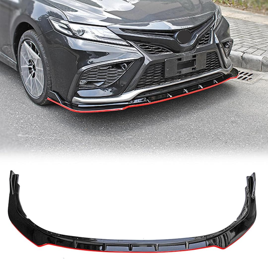 Front Bumper Lip Spoiler Splitter Toyota Camry Sport SE,XSE 2021-2024 Front Diffuser Bumper Deflector
