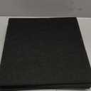 12 Pack Self-Adhesive Acoustic Panels, 12" X 12" X 0.4" High-Density Polyester Sound Proof Foam Panels for Walls, Soundproof Wall Panels for Home & Office (Black)