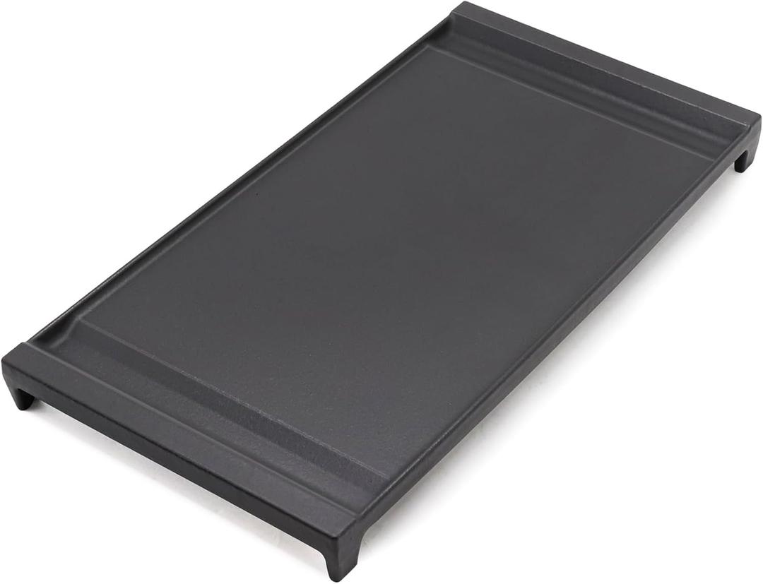 Criditpid WB31X24738 Cast Iron Griddle Replacement Parts for GE Stove, WB31X24998 Center Burner Heavy Duty Griddle Plate for WB31X27150 AP598629 PS11725207 4322558 Griddles.