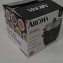 Aroma Housewares ARC-363-1NGB 3 Uncooked/6 Cups Cooked Rice Cooker, Steamer, Multicooker, 2-6 cups, Black