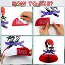 KEFAN Karate Sports Party Supplies - Taekwondo Birthday Banners, Cake Toppers, Table Centerpieces, Balloons for Boy Girl Party