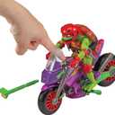 Tales of Teenage Mutant Ninja Turtles: Purple Dragon Battle Cycle with Exclusive Raphael Figure by Playmates Toys, Taille unique